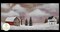 Country Winter Scene -  Art paper for Decoupage and Mixed Media (18x36 inches)